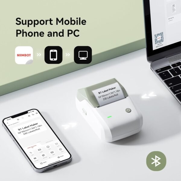 61HXdo1lOCL._AC_SL1500_ NIIMBOT B1 Label Maker review Portable Sticker Printer for Home and Office Use